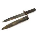 A German boot knife, dated 1943,