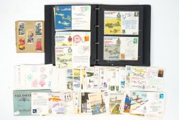 A group of First Day Covers and cigarette cards