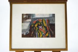 Cecil Jospe ARWS (1928-2004) Bathrobe and chair, watercolour, signed lower right,