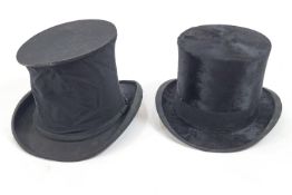 A black plush Top hat, by Tress & Co, London, for John Craig of Leeds, the inner crown