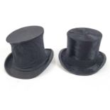 A black plush Top hat, by Tress & Co, London, for John Craig of Leeds, the inner crown