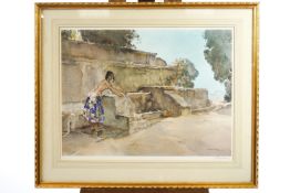 William Russell Flint, Bathing Lady, print, signed in pencil lower right,