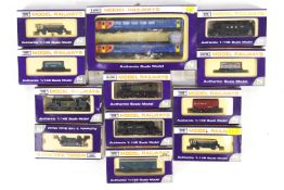 Twelve boxed Dapol locomotives/carriages etc, (one with two items),