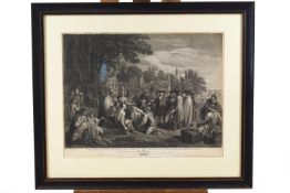 John Hall, after Benjamin West, William Penn's Treaty with the Indians,