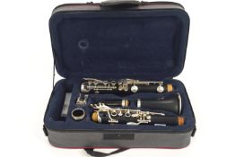 A six piece Yamaha clarinet in soft case