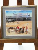 Ian Scott (British Contemporary) 'Grand Pier Weston', Limited Edition 60/200,