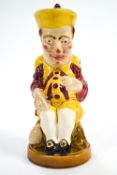 A 19th century Sarreguemins Punch Toby jug,