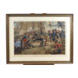 Printed by Orford Smith, after Overend, 'The Hero of Trafalgar',chromolithograph,