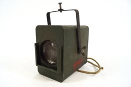 A Strand Electric stage light, front slot for coloured filters, without stand,