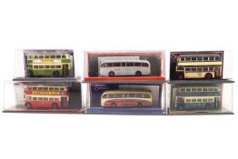 Six boxed Corgi original omnibus coaches,