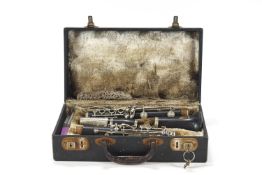 A Boosey & Hawkes clarinet, in four pieces,