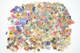 A collection of GB, Commonwealth and World stamps contained in bags