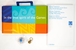 An Olympics, Athens 2004, GIft boxes - placed on the seats for the Opening Ceremony,