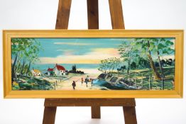 Don (?), A Carribean landscape, oil on board, signjed lower right,