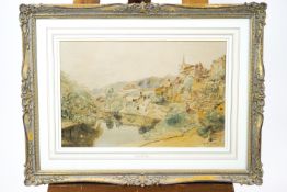 Attributed to Peter De Wint, Knaresborough, pencil and watercolour,