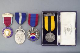 A Bournemouth Gas and Water Services Long Service silver medal, boxed,