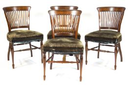 A set of four Godwin chairs,