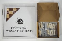 A new and boxed Berkeley Chess Ltd Kings of heritage chess set