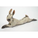 A 20th century Studio pottery figure of a hare by Lawson Rudge, signed,
