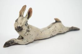 A 20th century Studio pottery figure of a hare by Lawson Rudge, signed,