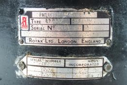 An air turbine starter motor (possibly for a Harrier), by Rotax Ltd, type 2204,