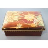 A Carlton ware 'Rouge Royale' box and cover, printed factory marks and original paper label,