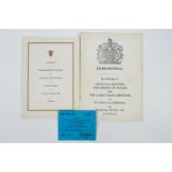 A copy of the Solemnization of the Matrimony of the Prince of Wales and Lady Diana Spencer,