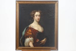 English, early 18th century school, Portrait of a lady, oil on canvas,