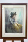 Gordon King, Hidden Thoughts, print, signed in pencil, numbered 88/275,