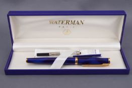 A Waterman fountain pen, the nib marked 18K 750,