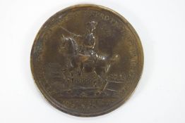 A Frederick the Great Battle of Leuthen Rosback Nov 5th 1757 commemorative coin,