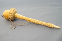 A late 19th century Chinese stick and ball game,