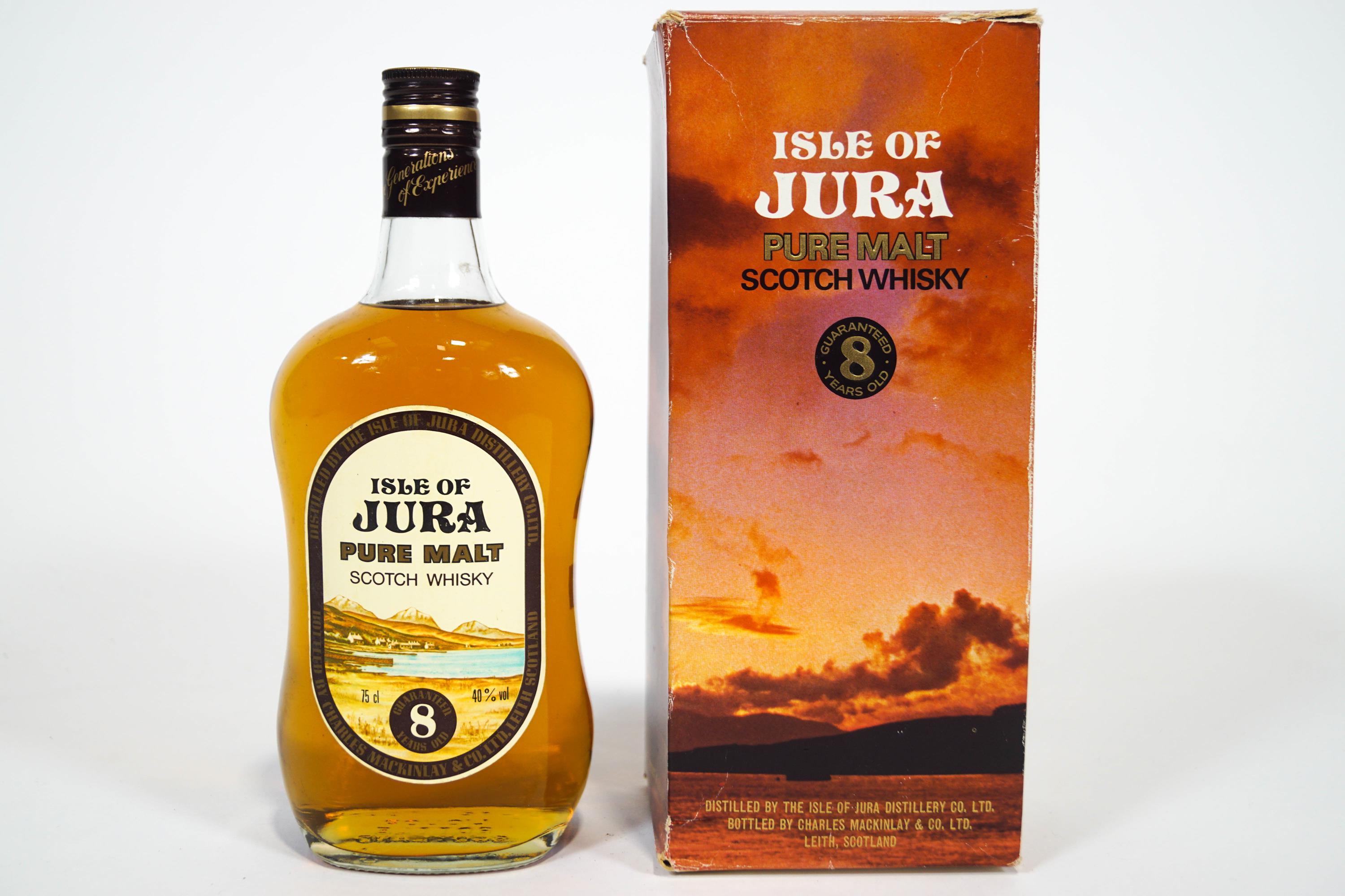 A bottle of whisky, Isle of Jura Pure Malt, 8 years old, 75cl, 40% proof,