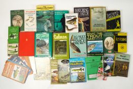 A collection of freshwater fishing books,