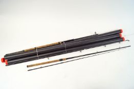 Five match rods including a DAIWA graphite 'Sensor Quiver',