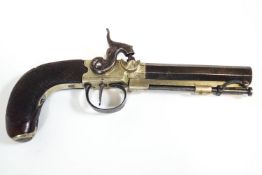 A small percussion pocket pistol made by J.
