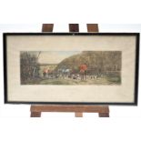 An Ackerman lithograph style hunting print, Homewards,