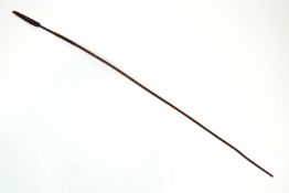 An African Assegai hunting spear with a forged iron head