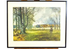 After Lionel Edwards, The Cotswold, coloured print signed in pencil,