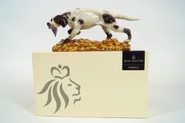 A Royal Doulton Limited Edition China Pointer