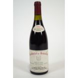 A bottle of wine, Coudoulet de Beaucastel appellation Cotes-du-Rhone Controlee, 1991,