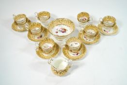 A 19th century tea service,