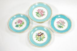 A 19th century porcelain dessert service,