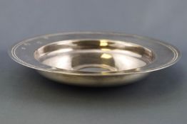 A silver Armada dish, of the usual form, by Carrs, London 1969, 12cm diameter,