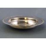 A silver Armada dish, of the usual form, by Carrs, London 1969, 12cm diameter,