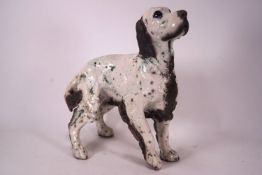 A Lawson Rudge Art pottery figure of a standing Setter in the usual colours,