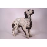 A Lawson Rudge Art pottery figure of a standing Setter in the usual colours,