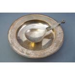 A silver Armada dish, of traditional form, London 2000, 17cm wide, 266 grams,