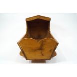 A 19th century style pine cradle,