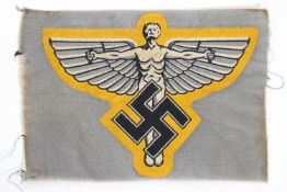 A pre Luftwaffe NSFK Icarus woven sports badge,